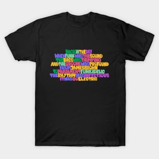 Funky Music Rhymes - Oldschool Graffiti Style T-Shirt